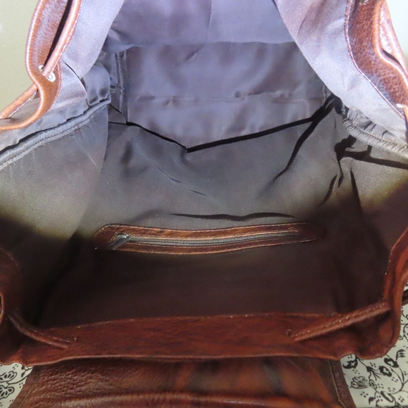 unbranded leather backpack bag - Picture 8 of 12